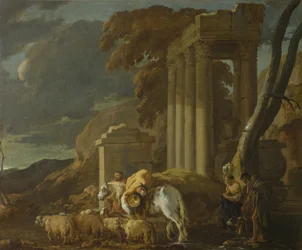 Landschaft mit einer Furt, vor 1640
